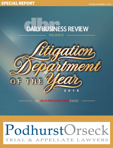litigation department of the year
