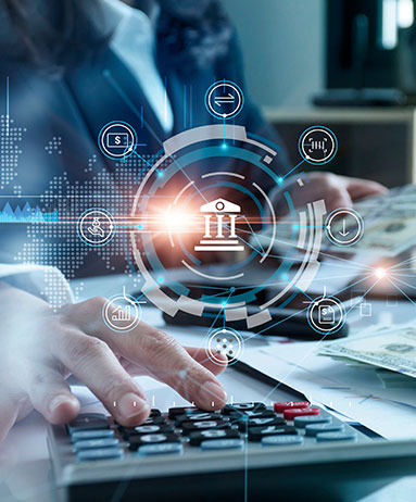 abstract banking graphic