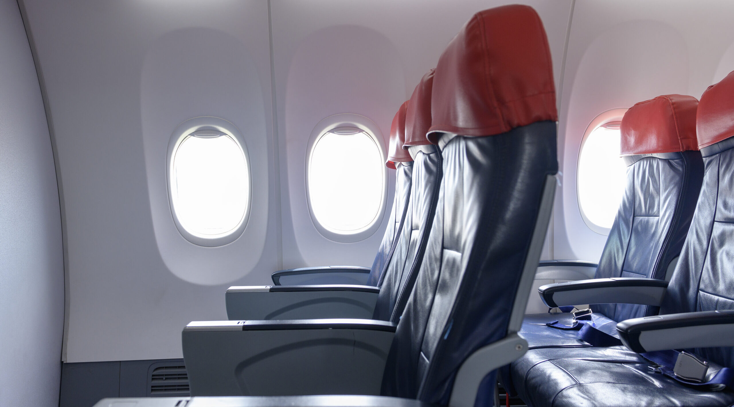 Interior of an airplance