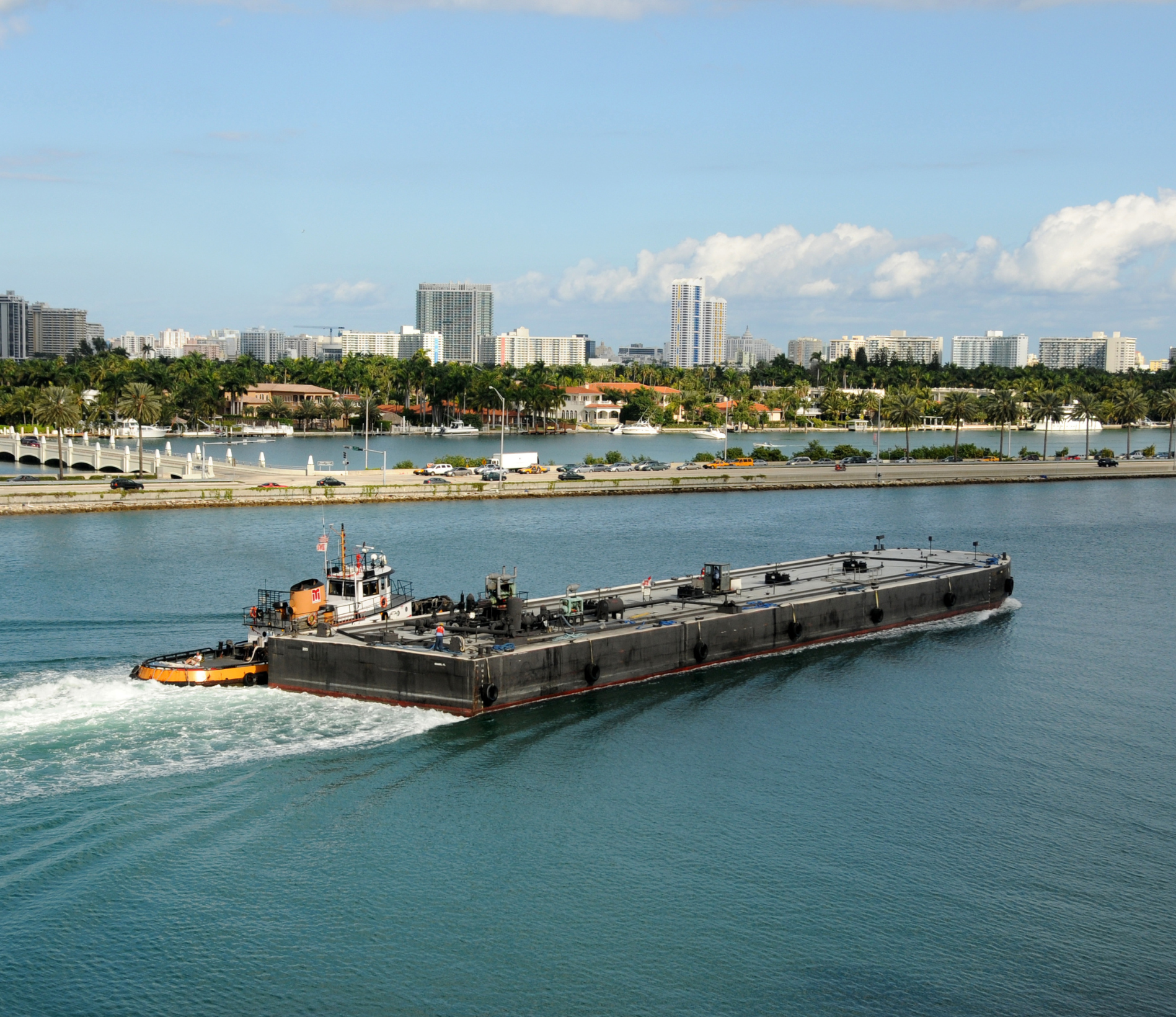 Image for Tragedy in Biscayne Bay: Barge Slams into Sailboat Killing Two Girls